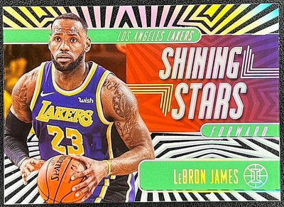 NBA 球員卡 Lebron James 2019-20 Illusions Shining Stars Emerald