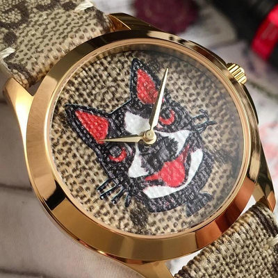 二手全新古馳GUCCI手錶 G-Timeless系列女錶 經典百搭款3810mm石英中性錶 瑞士機芯男女錶 防水腕錶