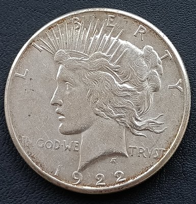 美國    和平鷹    1元    1922-S       銀幣(90%)   2245