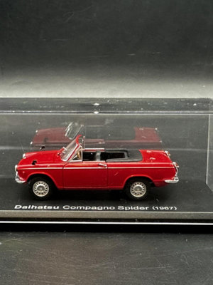 [Norev]Daihatsu Compagno Spider 大發小型敞篷跑車模型 1/43紅