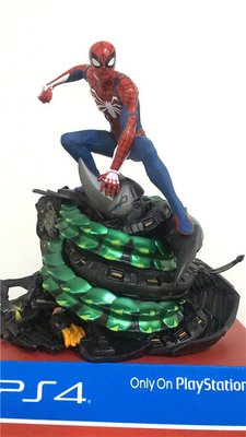 清倉 【Avengers】復仇者聯盟 ps4遊戲 蜘蛛人 模型 雕像場景 擺件 盒裝 手辦