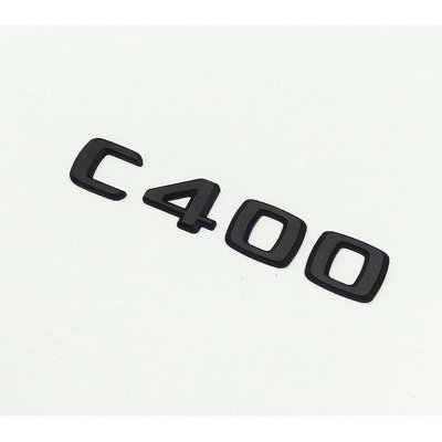 【JR佳睿精品】16-UP Benz W205 C400 新款 消光黑 字貼 字體 後廂字標 平面 23mm