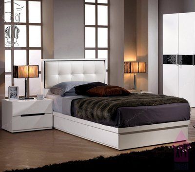【X+Y時尚精品傢俱】現代單人床組系列-波爾卡 白色3.5尺單人床頭片.不含床頭櫃及床底.另有雙人.摩登家具
