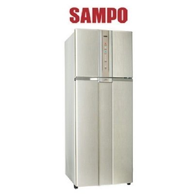 泰昀嚴選 SAMPO聲寶雙455L一級變頻省電變頻冰箱 SR-N46D 線上刷卡免手續 內可洽低價 全省配送拆箱定位