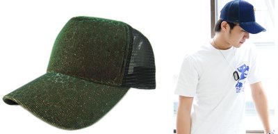 【海倫精坊】工業亮金豹紋路金棕色網帽(出清價１００元)F605男女皆宜