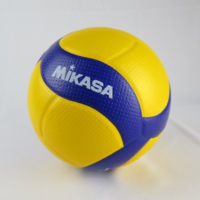 MIKASA 超纖皮製比賽級排球 FIVB認證 室內球 MKV300W 黃X藍 5號球 排球少年【iSport愛運動】