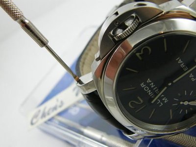 錶帶屋 手錶DIY工具組鑷子十字可更換電池拆錶耳針內有Panerai錶帶 電子錶專用