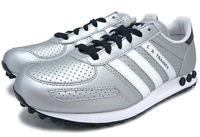 [全新現貨] Adidas Originals LA Trainer 銀色復古慢跑鞋 US10.5~574 580