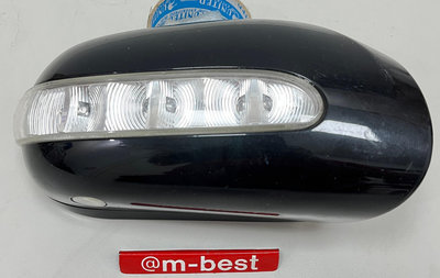 BENZ W215 C215 CL 2003-2005 後視鏡 照後鏡 角燈 外殼+方向燈 (右邊 副駕駛邊 日本外匯拆車品) 2208101064
