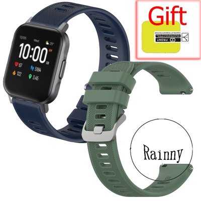 Aukey LS02 Smartwatch 錶帶矽膠錶帶, 適用於 Haylou LS02 智能手錶智能手錶配件