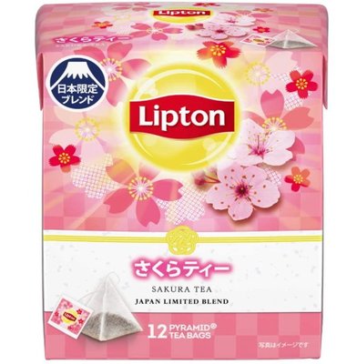 《FOS》日本 立頓 櫻花茶 立體 茶包 (12入裝x6包) 紅茶 送禮 伴手禮 下午茶 春季限定 熱銷 2021新款
