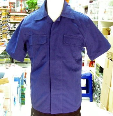 {我愛空軍}空軍 藍色工作服 長袖 短袖 藍色工作褲 2件組