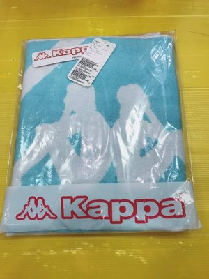 KAPPA 運動毛巾 浴巾 游泳 戲水 慢跑 路跑 304TTXD-927 白水藍 現貨
