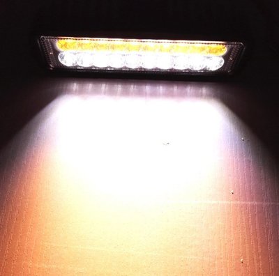 54w 長條雙色 通用LED工作燈12V 24V 霧燈 霧燈 照明燈 探照燈 日行燈 投射燈 大貨車