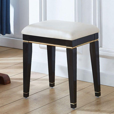 美式梳妝凳仿實木化妝凳臥室梳妝台凳子歐式公主古箏凳鋼琴凳餐凳
