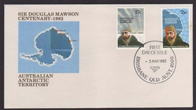 澳洲Australia 1982 FDC Antarctic 庫號#DX01 15249