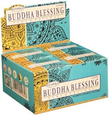 [晴天舖] 印度塔香 DEEPIKA BUDDHA BLESSING 佛之祈福 銷售日本 新品精緻上市!3盒100