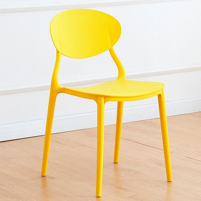 北歐塑料椅子靠背餐椅簡約家用書桌電腦椅網紅風創意化妝凳子