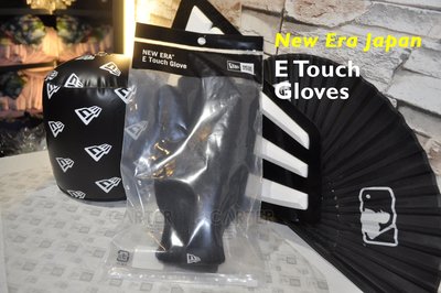 New Era Japan E-Tip Gloves  NE日本智慧型手機可用手套黑色 One Size 一雙