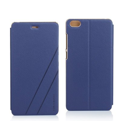 GMO 現貨特價出清 卡斯科 可站立 皮套 Xiaomi 小米 Mi Note 1代 手機套 保護套 保護殼 深藍