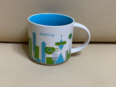 美國 STARBUCKS 星巴克 Seattle 西雅圖 城市杯 城市馬克杯 馬克杯 咖啡杯 YAH