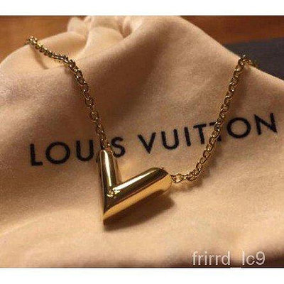 直購#LV  路易威登 ESSENTIAL V NECKLACE M61083 項鍊