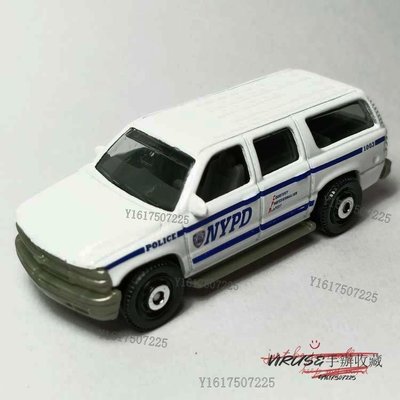 VIRUS~MATCHBOX火柴盒 雪佛蘭薩博班警車 稀有特殊 白色/NYPD SUBURBAN#車模型