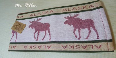 Mr.ribbon 蝴蝶結先生  美國西雅圖空運   100%純棉毛巾  餐巾  ALASKA麋鹿款