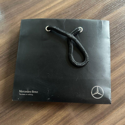 賓士Benz黑色小紙袋 小禮袋 小提袋