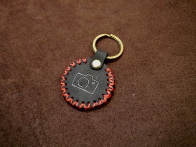 KH手工皮革工作室 MIT牛皮悠遊卡晶片皮革鑰匙圈 內部防水晶片可自到加值 悠遊卡吊飾 悠遊卡 皮革感應鑰匙圈 配色自選