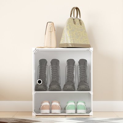 現貨|長靴收納盒透明可視單個裝鞋子神器家用宿舍簡易鞋架塑料防塵鞋盒