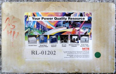 MTE 電抗器 RL-01202 容量: 7.5HP 變頻器總諧波因數/電力品質 改善 全新品