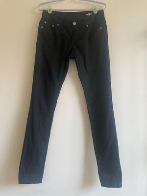 二手 日本🇯🇵Moussy Azul 黑色牛仔褲-S號