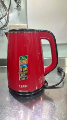 【TECO】東元 1.8 L 雙層不鏽鋼快煮壺 ( XYFYK1801 ) 1.8 公升 功能正常的喔 !