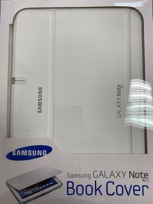 【鄰家電腦】(出清) 全新Samsung Galaxy Note 10.1 Book Cover 白色 原廠可立式保護套