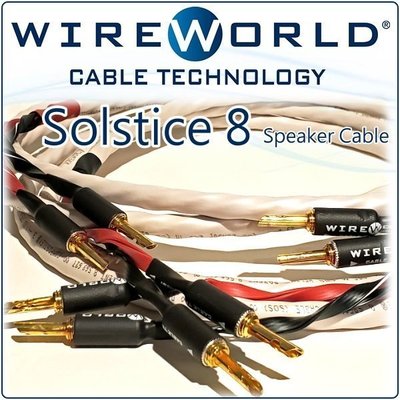 『概念音響』WIREWORLD Solstice 8 喇叭線3M/對(全新盒裝線)