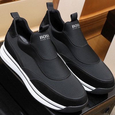 新品HUGO BOSS男鞋高端同步柜子運動休閑百搭輕便軟底耐磨透氣一腳蹬促銷