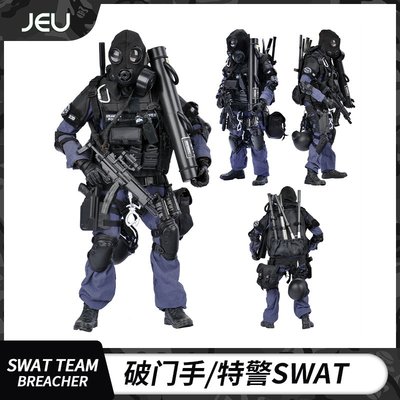 特價!1:6兵人手辦模型套裝警察 SWAT特種士兵人偶破門手模型擺件男禮物