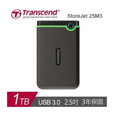 【1TB】創見 StoreJet 25M3 2.5吋 行動硬碟
