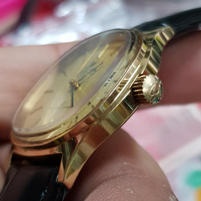 27石 ☆古典 老錶 瑞士 機械錶 ENICAR 英納格  瑞士錶 自動上鏈 老藏家釋出 漂亮 可遇不可求 A1