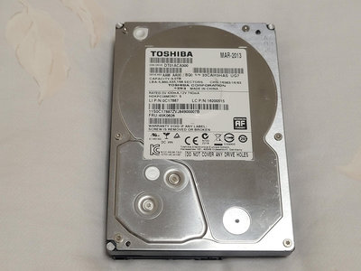 東芝 TOSHIBA 3.5吋 3TB SATA HDD硬碟 DT01ACA300