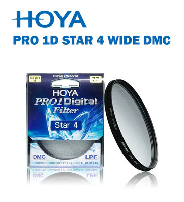 【EC數位】HOYA PRO 1D STAR 4 WIDE DMC 58mm 廣角薄框 多層膜 十字鏡 4X 保護鏡