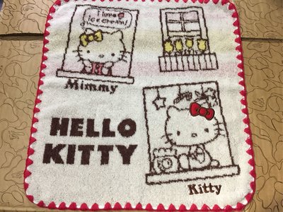 ［變身館日本服飾］～Sanrio~hello kitty～KT~毛巾～方巾～日本購入~全新商品～現品～出清價