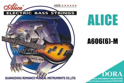 【小叮噹的店】附發票 全新 Alice．A606 六弦 電貝士弦 BASS A606-6M