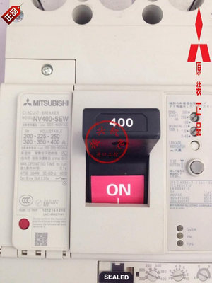 原裝正品日本三菱漏電400A斷路器 NV400-SEW 3P 200-400A電流可調