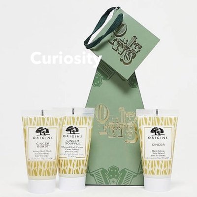 【Curiosity】ORIGINS品木宣言薑味暖暖香氛三角禮盒(沐浴舒芙蕾護手乳三件組)$1290↘$888