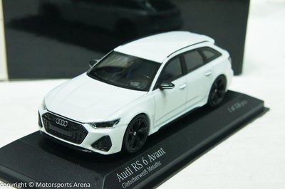 【現貨特價】1:43 Minichamps Audi RS6 Avant 2019 白色 ※限量336台※