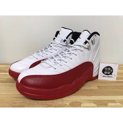 【正品】Air Jordan 12 Retro 白紅 喬丹 籃球鞋 運動鞋 AJ12 130690-110