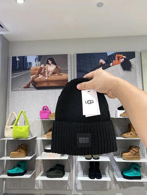 【現貨】代購UGG帽子毛線帽2022年新款男女戶外運動冷帽針織帽保暖帽
