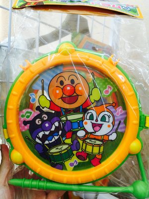 奇花園日本ANPANMAN 麵包超人 樂團系列可背式玩具鼓 寶寶 嬰兒 小孩 兒童節禮物生日
